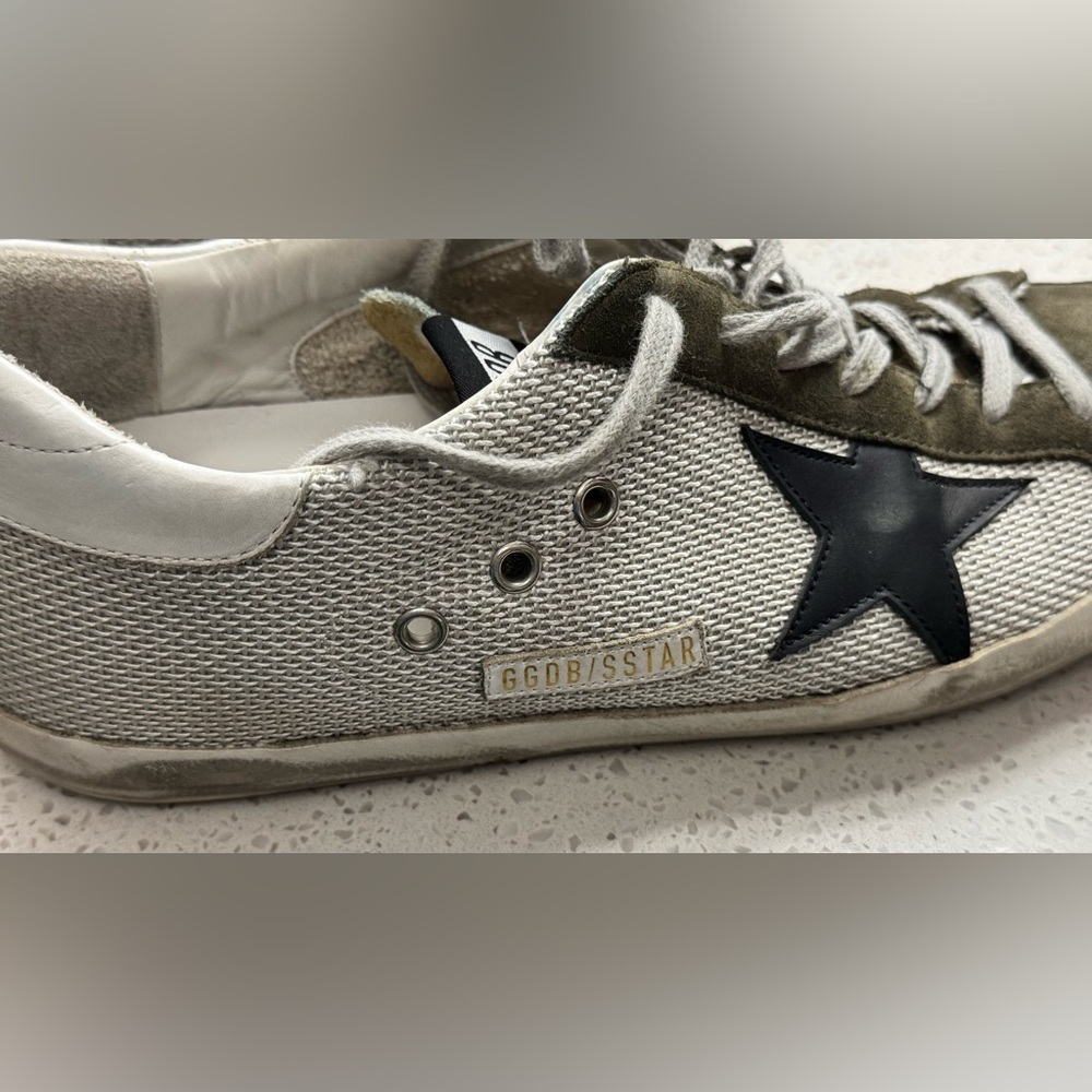 Golden Goose Green and White Men's Sneakers - Picture 8 of 8